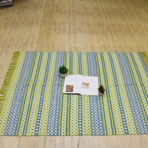 Green Color Rug